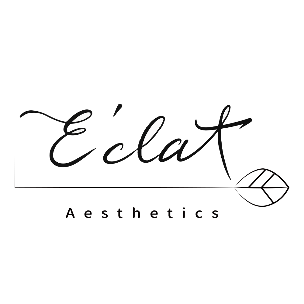 Éclat Aesthetics品牌標誌設計，融合自然與優雅