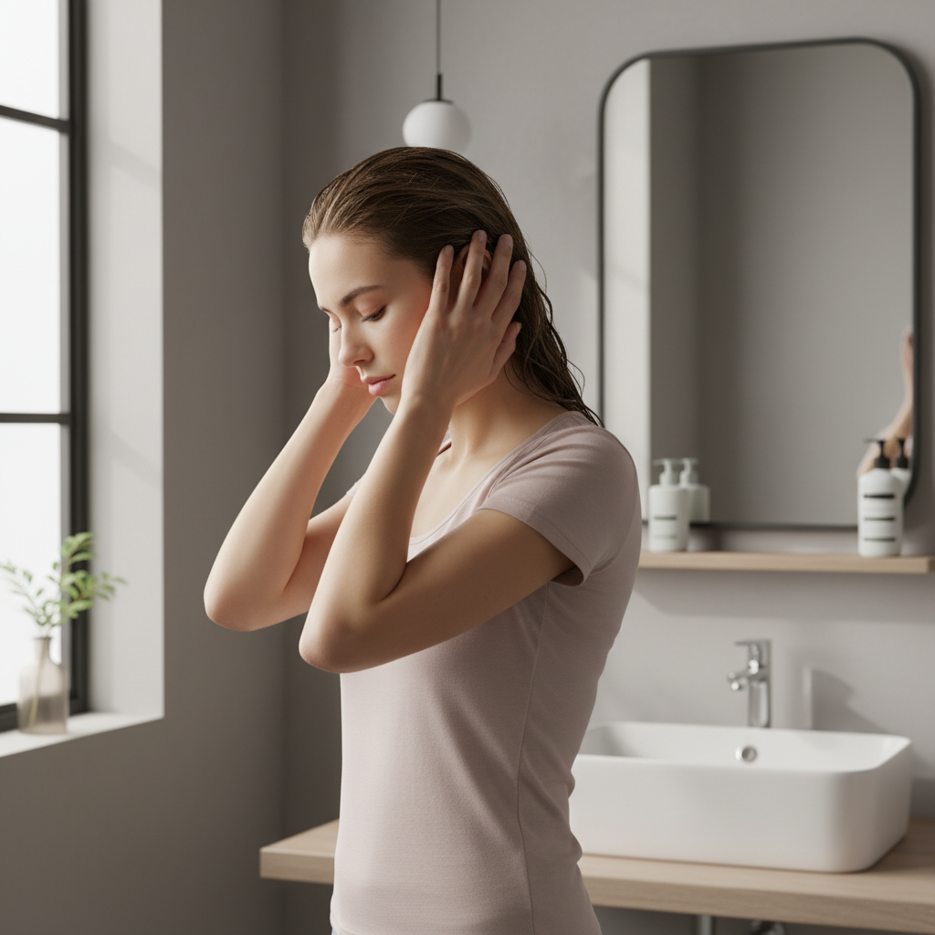 洗頭姿勢與頭皮壓力：預防手麻與健康警訊秘訣