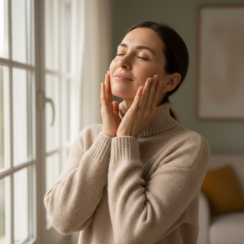 日常臉部按摩與冬季居家護膚習慣