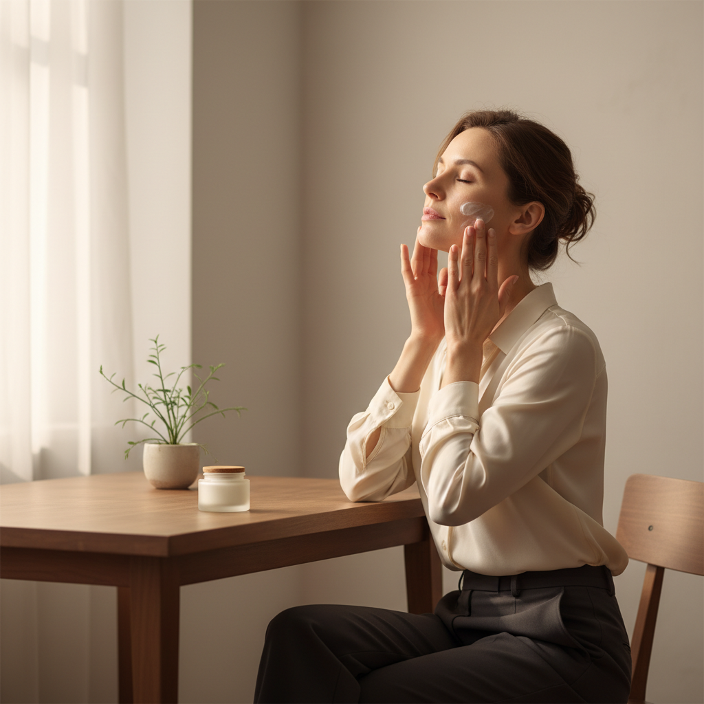 上班族辦公桌護膚與保濕練習生活化