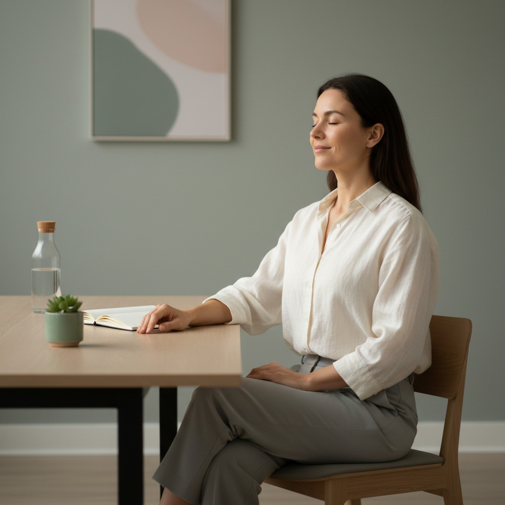 職場舒壓呼吸練習，打造穩定好膚質祕訣